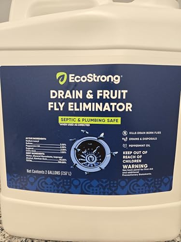 Fruit Fly Drain Treatment | Drain Fly Eliminator | Eliminates Gnats, Sewer Flies and More - Works in All Drains - 256 Fl Oz - size: 256