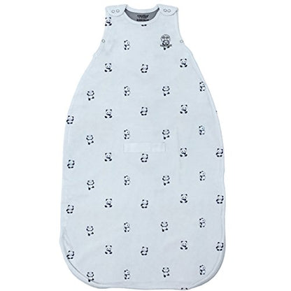 Woolino 4 Season Ultimate Baby Sleep Sack – Merino Wool Baby Sleep Bag, Organic Cotton, Temperature Regulating Wearable Blanket, Adjustable Sleep Sack 2–24 Months, All Season - Panda - color: Panda