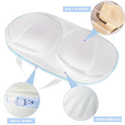 Large Bra Laundry Bags for Washing Machine, Fits All Cups Anti Deformation Bra Washing Bag, Lingerie Bags for Washing Delicates (4 Pack - Whitebag) - color: 4 Pack - WhiteBag