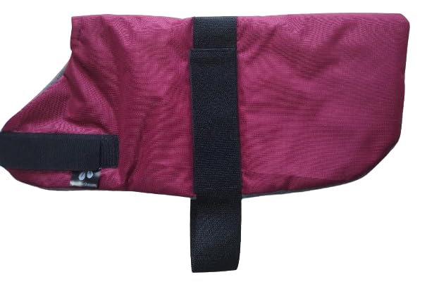 Insulated Kid Coats for Newborn Goats 14" - Burgundy