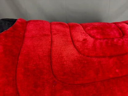 HILASON Western Endurance All Purpose Horse Fleece Saddle Pad - color: Red