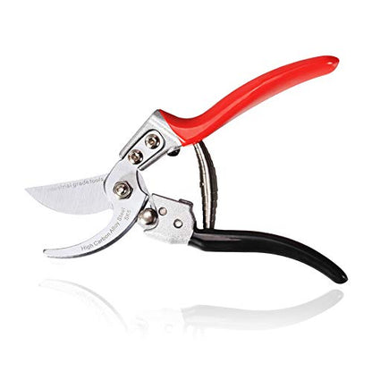 TONMA 8.2" Garden Shears, Made in Japan, Pruning Shears for Gardening, TP-2 | 1" Cut Capacity, Professional Garden Scissors Clippers with a Non-Slip Grip, Heavy Duty Japanese Bypass Hand Pruners Loppers - size: 8.2 inches