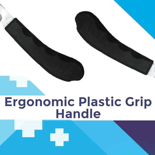 Regular Hoof Knife for Horses – Farrier Tool with Plastic Grip – Hoof Trimming Knife for Equine Care & Veterinary Use (Semi-Wide Blade) - style: Semi-Wide Blade - RH