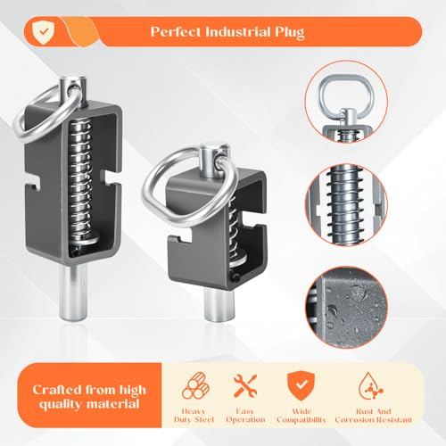 2 Pack Trailer Gate Latch, Heavy-Duty Weld-On 5/8" Spring Latch Assembly, Universal Spring Latch Lock - size: 2 Pack