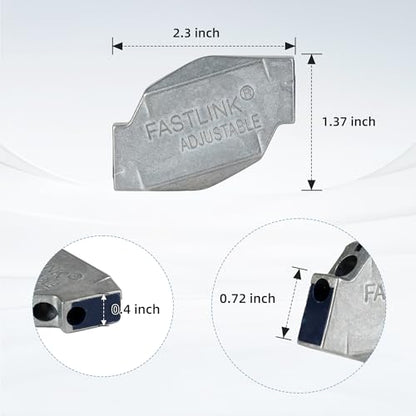 20pcs Big Wire Joiner for Electric Fence Wire, Wire Tensioner for Fencing for Wire Dia 3.5-5.5mm, Fence Tools, Wire Tensioning Tool - size: 3.5-5.5mm