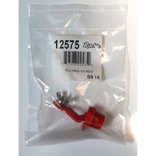 RITCHIE 12575 1/2" VALVES for Larger Ritchie Waterer Red Med Pressure