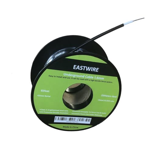 1.6mm 82ft Electric Fence Double Insulated Wire Underground - size: 25meters/82ft, style: 1.6mm