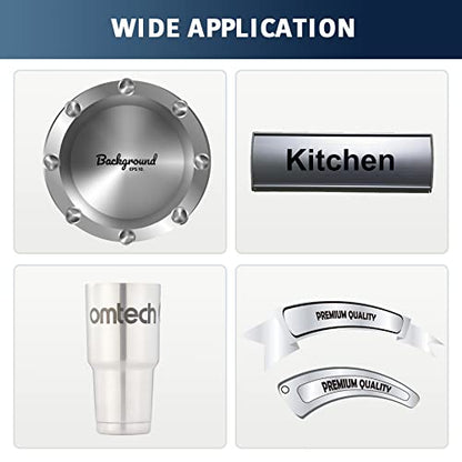 OMTech Laser Marking Spray, 1pcs 8oz, Black Marking for CO2 Laser on Metal - color: 8 OZ -- Black, size: 1 Pcs
