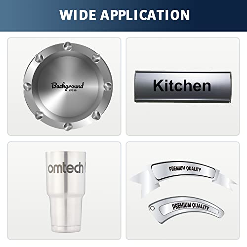 OMTech Laser Marking Spray, 1pcs 8oz, Black Marking for CO2 Laser on Metal - color: 8 OZ -- Black, size: 1 Pcs