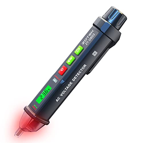 ZOYI ZT-DB03 AC Voltage Detector-5 Sensitivity Gears-Dual-Range 12V-1000V/48V-1000V, Non-Contact Voltage Tester Pen with Break-Point Testing,Flashlight, Electrical Tester for Home,Electricians&DIY