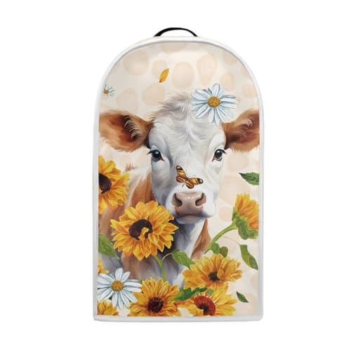 Cow Kitchen Appliance Covers Food Processor Cover Polyester Coffee Maker Cover or Toaster Cover Stain Resistant Blender Cover for Stand Mixer Kitchen Home Soft - color: Cow
