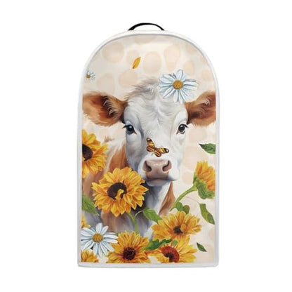 Cow Kitchen Appliance Covers Food Processor Cover Polyester Coffee Maker Cover or Toaster Cover Stain Resistant Blender Cover for Stand Mixer Kitchen Home Soft - color: Cow