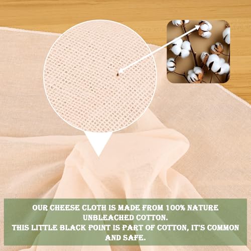 WMKGG 9 PCS Cheese Cloths, 20x20 Inch Cheesecloth Fine Mesh Cheesecloth - size: 9pcs 20"x20"Cheese Cloth