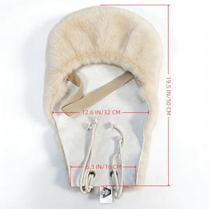 Saddle Sheepskin Seat Cover, Merino Sheepskin Saddle Pad – A Soft, Shock-Absorbing and Breathable Equestrian Seat Cover - color: Ivory White