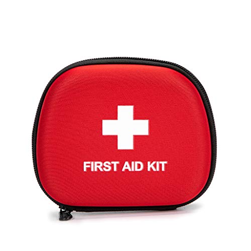 First Aid Hard Case Empty, First Aid Hard Case First Aid EVA Hard Red Medical Bag for Home Health First Emergency Responder Camping Outdoors (5x4x1.8 Small) - size: Small (Pack of 1)