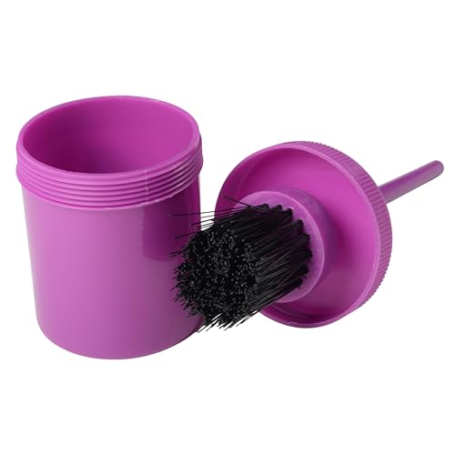 Roma Brights Hoof Oil Brush & Bottle, Deep Purple - color: Deep Purple