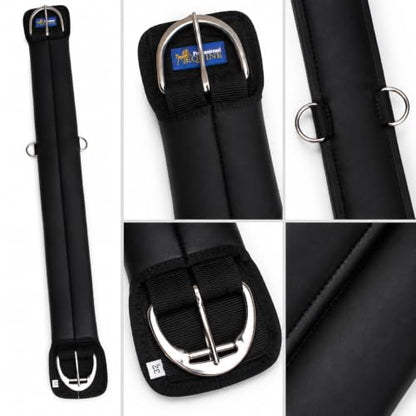 Western Neoprene Comfort Anti-Slip Saddle Straight Cinch Girth Black 97107 - size: 36"