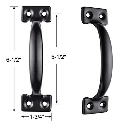 Heavy Duty Gate Hardware Kit,with Self Locking Gate Latch,2 PCS 6inch T-Hinges,1 PC 6.5inch Gate Handle
