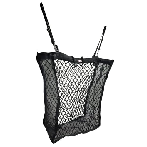 XL Double-Sided Knotless Slow Feed Hay Net – Holds 5–6 Flakes, 2"x2" Openings, Comfortable for Horse Muzzles, 1000D Mesh Side Gussets, Adjustable Hanging Strap, Durable & Safe Design