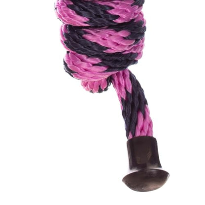 Equinavia Stella 8' Lead Rope with Snap Buckle - Navy/Bright Pink - One Size - color: Navy/Bright Pink
