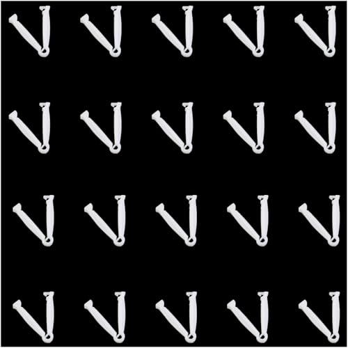 DGZZI 20PCS Height 49mm Plastic Veterinary Umbilical Cord Clamps Pet Delivery Tools Pig Equipment Suitable for Small Animals