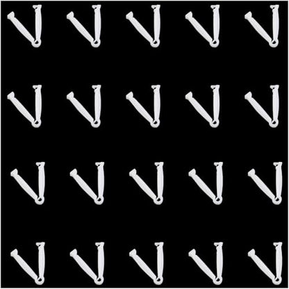 DGZZI 20PCS Height 49mm Plastic Veterinary Umbilical Cord Clamps Pet Delivery Tools Pig Equipment Suitable for Small Animals