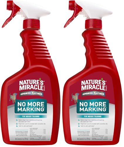 Nature's Miracle Advanced Platinum No More Marking,24 Ounces,Helps Discourage Repetitive Pet Marking,(Pack of 2) - size: 24 Fl Oz (Pack of 2)