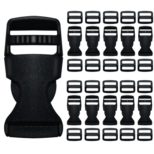 5/8 Inch Buckles Kit, 10 Buckles for Backpack Fanny Pack Belt Dog Collars - color: 5/8 Inch Buckles