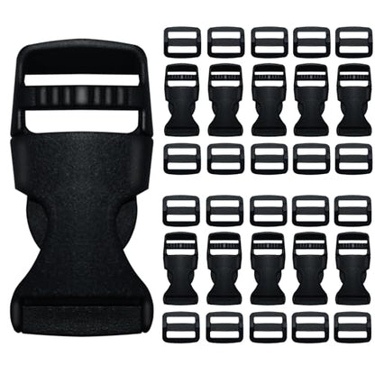 5/8 Inch Buckles Kit, 10 Buckles for Backpack Fanny Pack Belt Dog Collars - color: 5/8 Inch Buckles