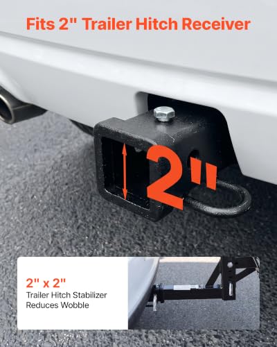 VEVOR Hitch Mount Cargo Carrier on Wheels, 36.2" x 21.3" x 11.8", 2-in-1 Folding Rear Luggage Rack Basket & Cargo Cart with Hitch Stabilizer, Fits 2" Receiver for SUV Pickups, 400LBS Load Capacity - size: 36.2" x 21.3" x 11.8"