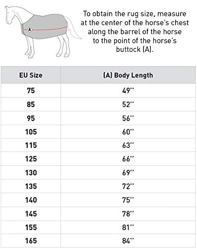 HORZE Nevada Horse Blankets for Real Horses, Turnout Blankets for Horses - size: 84 in