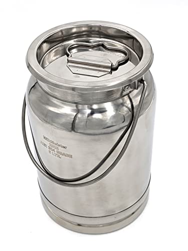 The Dairy Shoppe Stainless Steel Milk Can Totes (5 liter)