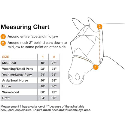 QRHS Quiet Ride Fly Mask-Horse
