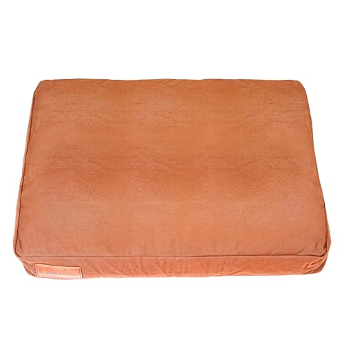 WHITEDUCK Dog Bed Cover (Brown) 35" Lx20 Wx4.3 th (M) - color: Brown - Only Cover, size: Medium