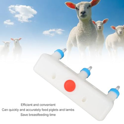 Small Animal Milk Feeder Nipple - 3-Pack Silicone Nipples for Puppies, Kittens, Piglets, Goat Milk Nursing Bottle, Farm Pet Supplies