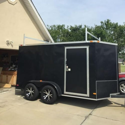 Aluminum Trailer Roof Ladder Rack for Enclosed and Open Trailers