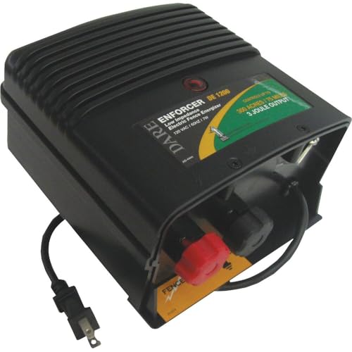 Dare Products 110 Volt Electric-Powered Fence Energizer 75 Miles Black