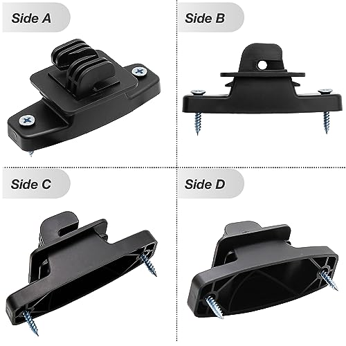 SYOWADA 50PCS Electric Fence Wood Post Claw Insulators Black Electric Wire Fence Insulators for Hi-tensile