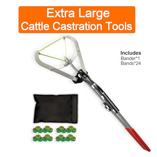 Cattle Banding Tool, Extra Large Castration Kit for Calves Large Livestock
