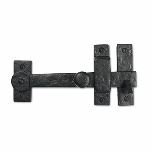 Iron Valley - 7.5" Gate Drop Bar w/Knob (Lever Latch) - Solid Cast Iron