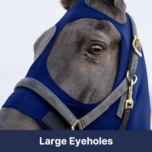 Resistance Horse Hood Slinky Lycra Zippered Mane Braid Shoulder Guard - Horse Sleazy Slickers Care Sheet