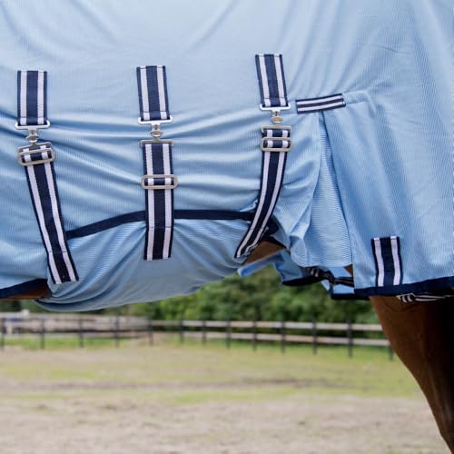 Horze Freja Horse Fly Sheet with Belly Band, Equine Fly Sheet for Horses - size: 75 in