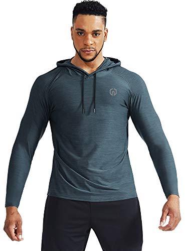 NELEUS Men's Soft T-Shirt - color: 5071 Dark Grey/Light Grey/Slate Grey,3 Pack, size: Medium