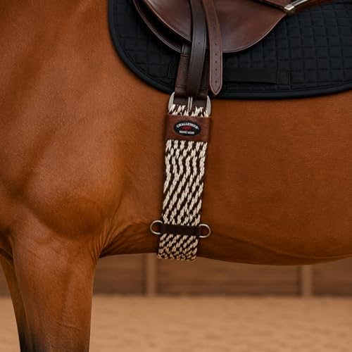 Horse Western 27 Strand Double Weave Two-Tone Mohair Straight Cinch 97RT06 - size: 22"