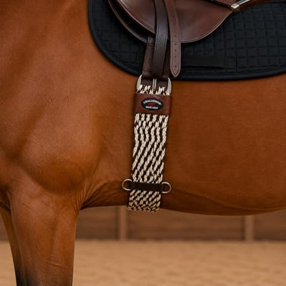 Horse Western 27 Strand Double Weave Two-Tone Mohair Straight Cinch 97RT06 - size: 34"