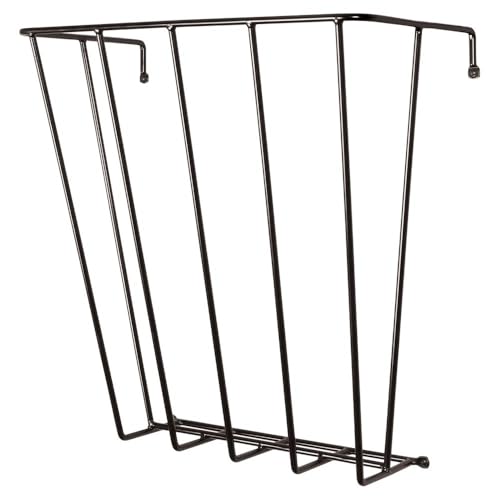 Schneiders Easy-Up Standard Hay Rack for Horses | Heavy-Duty Wall-Mounted Feeder | Holds 2-3 Flakes | Space-Saving Stable & Barn Hay Storage | Color Black