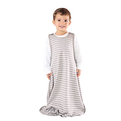 Woolino Toddler Sleeping Bag, 4 Season, Merino Wool and Organic Cotton, Baby Sleep Bag or Sack, 2-4 Years, Earth - color: Earth