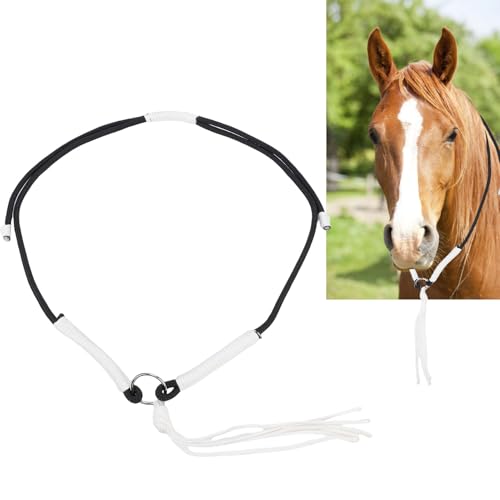 Strap with Tassel,Nylon Webbing Rope for Liberty Training, Groundwork, Lunging & Riding, Adjustable & Soft, Abrasion for Horses