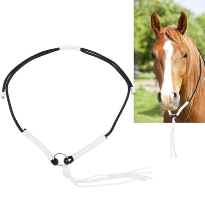 Strap with Tassel,Nylon Webbing Rope for Liberty Training, Groundwork, Lunging & Riding, Adjustable & Soft, Abrasion for Horses