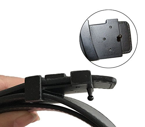 Myya DIY Belt Buckle Screws Hook Replacement for Repair Belts Handbag Accessories - color: Black